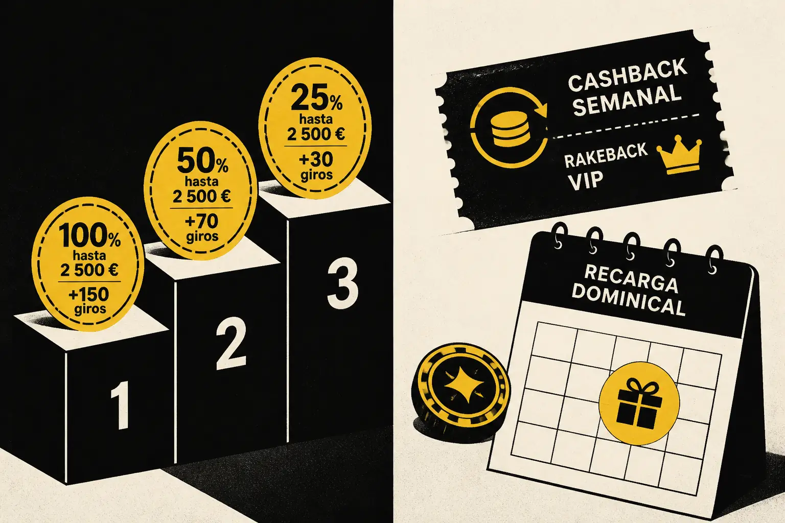 Roulettino Bonus: Bienvenida hasta 7 500 € + 250 FS visual guide for Roulettino Casino